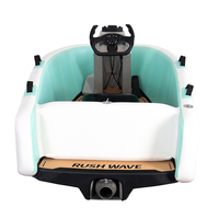 Bateau à moteur électrique gonflable, alimenté par batterie au lithium, bateau karting portable et pliable pour les sports nautiques