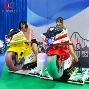 Machine de jeux de simulation de conduite de Moto pour enfants, centre commercial Business Offre Spéciale