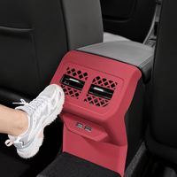 Pour Volkswagen Lavida 2018-2026 : Améliorations Intérieures de Voiture – Cache de Protection en Silicone Anti-Coup de Pied pour Grille d'Aération Arrière
