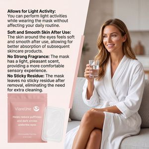 Parches <span class=keywords><strong>de</strong></span> Microagujas para Ojos con Ácido Hialurónico, Antiarrugas, Atenúa las Líneas Finas <span class=keywords><strong>de</strong></span> Expresión, Hidratante, Microcristales <span class=keywords><strong>de</strong></span> 0.25mm - Product Image 5