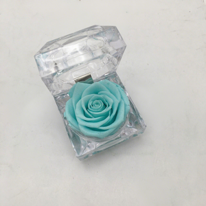 2025 Trending eterna rosa acrilico portagioie per la festa della mamma natale laurea Rose conservate anello di fiori per le donne - Product Image 4