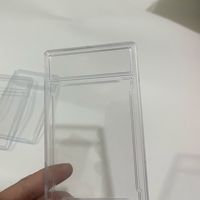 Porte-cartes de jeu en plastique de type ultrasonique, carte transparente, plaque rigide, blocage RFID personnalisable, Poke Mon Yojioh
