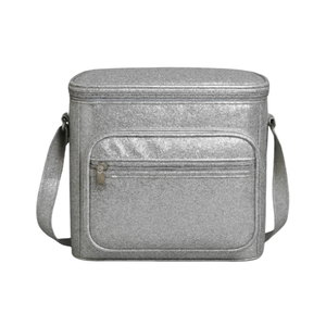 New Silver Glitter PVC Portable <strong>Coolbag</strong> Eco-Friendly Reusable Ice Pack for Picnic Food Fashionable for Summer Outdoor Camping - Product Image 2