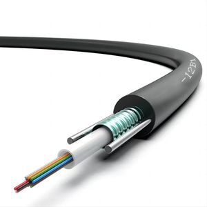 <b>Outdoor</b> GYXTW Armored Aerial Duct Underground Fiber Optic <b>Cable</b> FTTH 2 4 6 8 12 24 Core G652D Single Mode Corrugated Steel Tape - Product Image 2
