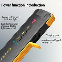 Stylo à lumière rouge à fibre optique rechargeable VFL 15 30 50mW Connecteur SC FC ST Batterie externe 3200mAh pour test de continuité de câble