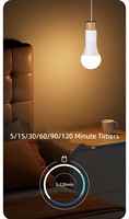 Sakelar Timer Pintar B22 85V-265V Kontrol Jarak Jauh Nirkabel Jam Dapat Diatur Bahan PC untuk Lampu Kamar Tidur Kantor Kamar Mandi