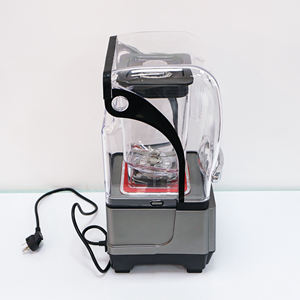 Blender komersial abu-abu profesional 1,8 l plastik daya listrik kedap suara variabel kecepatan untuk mobil kopi tangan operasi Jerman - Product Image 5