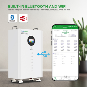 Home 5.12kwh <b>48v</b> 100ah Lithium <b>Battery</b> 51.2v 5kw 10kw 15kw Pack Off Grid Solar Power System <b>48V</b> 100Ah Solar Systems 5kwh 10kwh 4 - Product Image 4