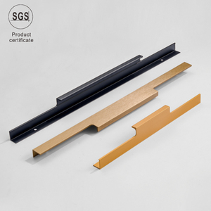 Giá Rẻ Hiện Đại Phổ Biến Thiết Kế Phòng Ngủ Tủ Quần Áo Dài Ngăn Kéo Cạnh Ngón Tay Tủ Quần Áo Đồ Nội Thất Nhôm Xử Lý Kéo Nhà Bếp Sang Trọng - Product Image 4