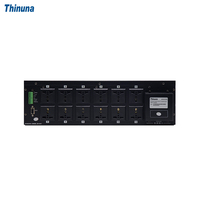 Secuenciador de Energía Programable Thinuna SP-6212E II de 12 Canales con Filtro EMI Dual de 40A, Acondicionador de Energía PDU para Audio Profesional y Escenarios