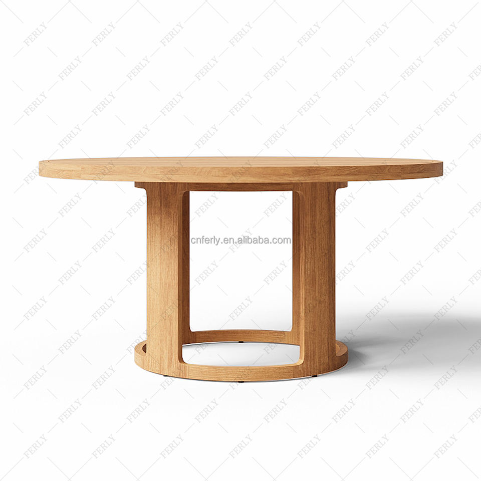 FERLY Luxury All-Weather Teak Dining Set 8 Seater Table with Armchairs ...