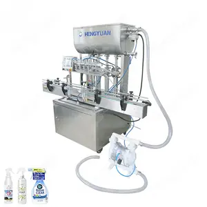 Air Freshener Spray Bottle Filler, Automatic Pneumatic Piston Liquid Filling Machine