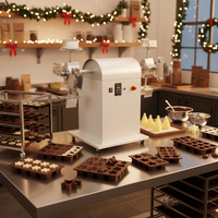 Machine de dépose de chocolat, dosage automatique, remplissage de précision pour moules à chocolat et production de barres chocolatées