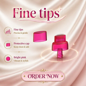 CONPUVON <span class=keywords><strong>Derm</strong></span> Bacio Lip Infusion Tip Replacement Bar 30G 1.5mm Acier inoxydable Plastique Écologique Étanche Usage domestique - Product Image 2