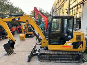 Excavatrice d'occasion Cat306D 6 tonnes sur chenilles, engin de construction, moteur, pompe, boîte de vitesses, roulement, PLC, 1 an de garantie, forte puissance de creusement - Product Image 3