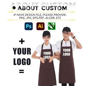 Promotional Waiter Workwear Polyester Waterproof Customizable Cooking <b>Kitchen</b> <b>Apron</b> Unisex With Customized Logo - Product Image 3