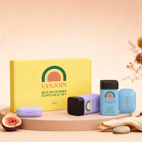 Boîte de rangement carrée personnalisée pour pilules, vitamines et suppléments protéinés, flacon en verre de 120 ml avec bouchon à vis pour capsules