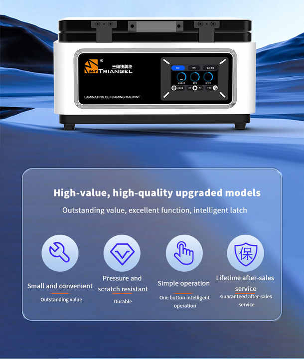 Wholesale Triangel MT-18 Below 16 inches Mobile Phone LCD Oca Glass Vacuum Laminating Machine LCD and Bubble Remover for Screen Repair From m.alibaba.com