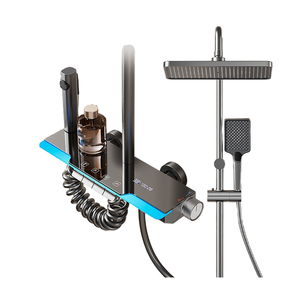 Sang trọng bồn tắm vòi hoa sen vòi với LED hiển thị kỹ thuật số phòng tắm mưa Shower Head Set với áp lực cao và 4 chức năng - Product Image 1