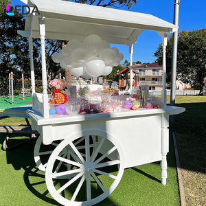 LEDA Hot Selling Wedding & Birthday Party Decorative Truck-Shaped Ice-Cream & <b>Candy</b> Cart for Holiday Dessert Display - Product Image 3