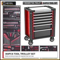 Armoire à outils mobile professionnelle en métal, chariot à tiroirs portable pour garage et atelier de réparation