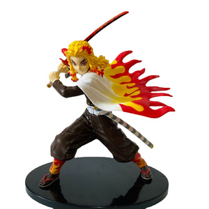 Demon Slayer Mugen tren Rengoku Kyoujurou PVC acción Modelo figura dibujos animados juguete Anime PVC figura Juguetes - Product Image 1