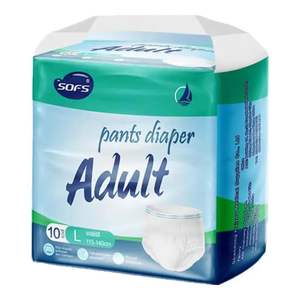 使い捨て可能な大人用おむつパンツソフト弾性ウエストバンドプリント特徴と快適 - Product Image 1