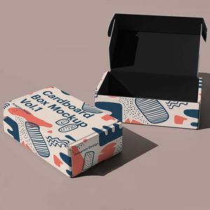 Cajas de cartón corrugado para el cuidado de la piel, set de cosméticos de color negro - Product Image 5