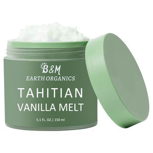 Vainilla Coco Melt Hidratante para la piel multiusos Aceite de coco sin refinar Cuidado de la piel para el cuerpo Cabello Cara Vegano Libre de crueldad - Product Image 1