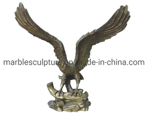 Casa ufficio decorazione artistica a grandezza naturale decorazione personalizzata giardino animale scultura in metallo bronzo scultura aquila con ala diffusa - Product Image 4