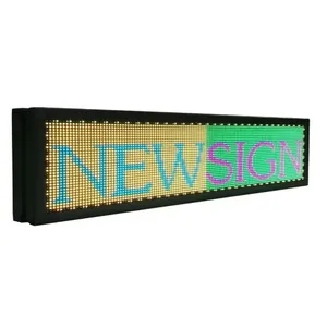 Papan Display Led messaget lari P10 papan pesan Led inovasi baru, papan tanda led untuk iklan toko