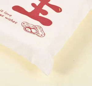 กระเป๋าช้อปปิ้งผ้าแคนวาสแบบกำหนดเอง ระดับพรีเมียม ความจุขนาดใหญ่ รักษาสิ่งแวดล้อม ใช้ซ้ำได้ พับเก็บได้ กระเป๋าถือของขวัญแบบพิมพ์ลาย - Product Image 6