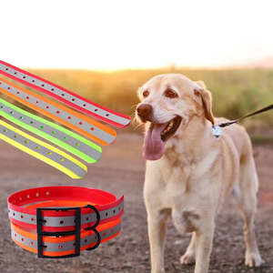 Collares para Mascotas Impermeables de Alta Calidad, <span class=keywords><strong>Collar</strong></span> Reflectante para Perro con Recubrimiento de TPU de Lujo - Product Image 1