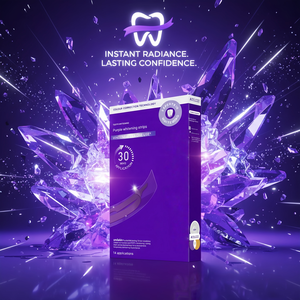 <span class=keywords><strong>Tiras</strong></span> Blanqueadoras Moradas sin Peróxido para el Cuidado Bucal con Sabor a Menta, Marca Privada OEM ODM - Product Image 5