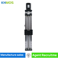 Module de guides linéaires KHMOS HMS80 pour bras de robot XYZ, course maximale 1000 mm, capacité de charge lourde 30 kg, précision 0,05 mm, double rail de qualité