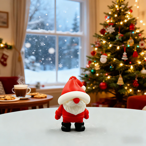 Décoration de Noël promotionnelle en plastique imprimée en 3D, Père Noël, pour fêtes, anniversaires, Thanksgiving et plus encore - Product Image 5