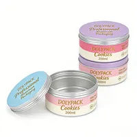 Pot en aluminium vide en gros pour biscuits avec options d'impression multiples 25ml 70ml 90ml Emballage métallique personnalisé avec logo du fabricant