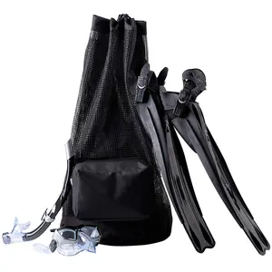热卖水肺潜水袋网眼旅行背包，用于水肺潜水和浮潜方便干燥袋，可容纳面罩鳍浮潜