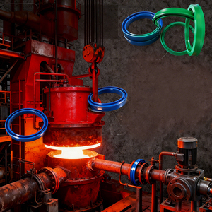 Produttore di Guarnizioni Metallurgiche - Fornitura di Guarnizioni a Cartuccia, Kit per Cilindri Idraulici, Guarnizioni per Aste in PU, per Laminatoi - Product Image 4