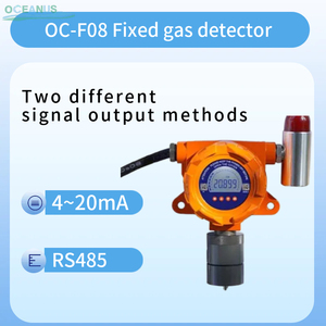 Detector em linha fixo do analisador do gás do OC-F08 para o oxigênio 0-100% vol do O2 para testes do gás de exaustão da caldeira com saída do sinal 4-20mA - Product Image 6
