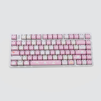 MAO Cat Highly Sided-Engraved Translucent Full Set Cute Kitten PBT Dye-Sublimated Keycaps Hot-Selling Cross-Border