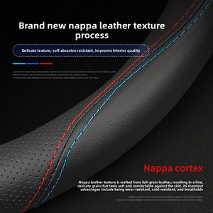 <span class=keywords><strong>Funda</strong></span> de Cuero para <span class=keywords><strong>Volante</strong></span>, Compatible con Todas las Series <span class=keywords><strong>Peugeot</strong></span> 508L, 4008, 5008, y Específicamente para 408, <span class=keywords><strong>308</strong></span>, E2008. - Product Image 2