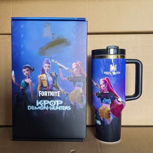 Offerta Speciale KPOP Demon Hunter 40oz Ice Tyrant <span class=keywords><strong>Tazza</strong></span> Termica Isolante in Acciaio Inossidabile 304 con Cannuccia per Auto, Regalo per Fan Slayer Group - Product Image 1