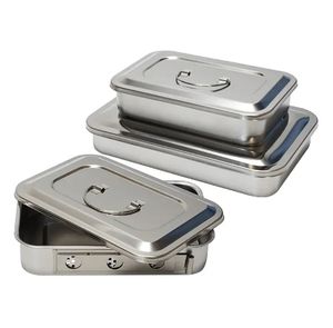 صندوق معدات طبية من الفولاذ المقاوم للصدأ صندوق أدوات جراحية وعاء مبستر - Product Image 3