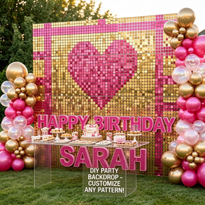 Wholesale PET Wind Spinner <b>Sequin</b> <b>Wall</b> <b>Panel</b> Free Splicing Custom Pattern Shimmer Backdrop for Event Photo Booth - Product Image 3