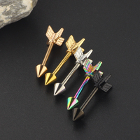 Anneaux de téton en acier chirurgical, barres de piercing, bijoux de piercing corporel, barres de téton, piercings de téton