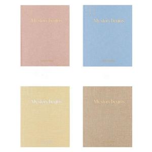 Album Photo personnalisé à couverture rigide pour bébé Livre DIY feuille d'or estampage Logo tissu lin Couverture bébé Journal Carnet pour enfants <span class=keywords><strong>Parents</strong></span> - Product Image 6