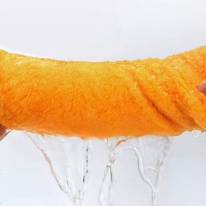 Toallas de microfibra al por mayor para secar el cabello, superabsorbentes, con lazo, gorro de ducha para niñas y mujeres - Product Image 6