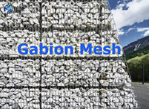 Factory Sale Galvanized Metal Cage Net <strong>Gabion</strong> Welded Mesh Plain Weave Stainless <strong>Steel</strong> Wire Woven Technique Bending Processing - Product Image 3