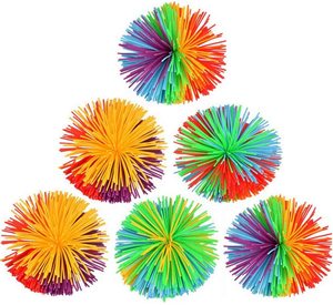 <span class=keywords><strong>Mono</strong></span> grasiento <span class=keywords><strong>bolas</strong></span> sensorial adultos juguetes Arco Iris colorido inflable Pom bola alivio del estrés juguete sensorial del paquete <span class=keywords><strong>de</strong></span> 3 - Product Image 1